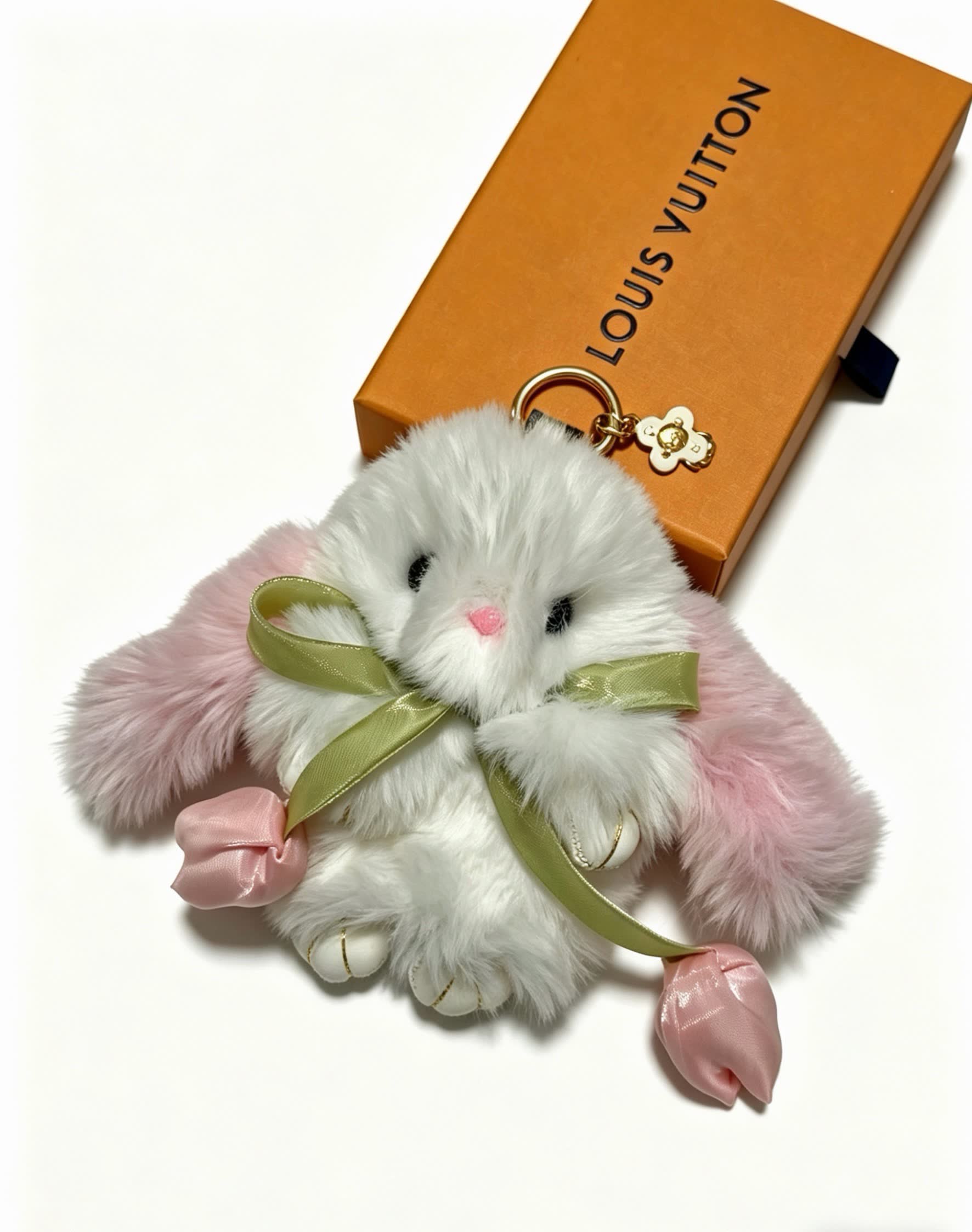Louis Vuitton White Bunny Keychain Louis Vuitton White Bunny Keychain